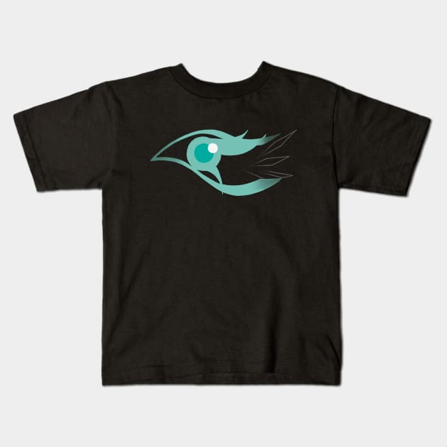 Mystic Messenger Mint Eye Symbol Kids T-Shirt by DaphInteresting